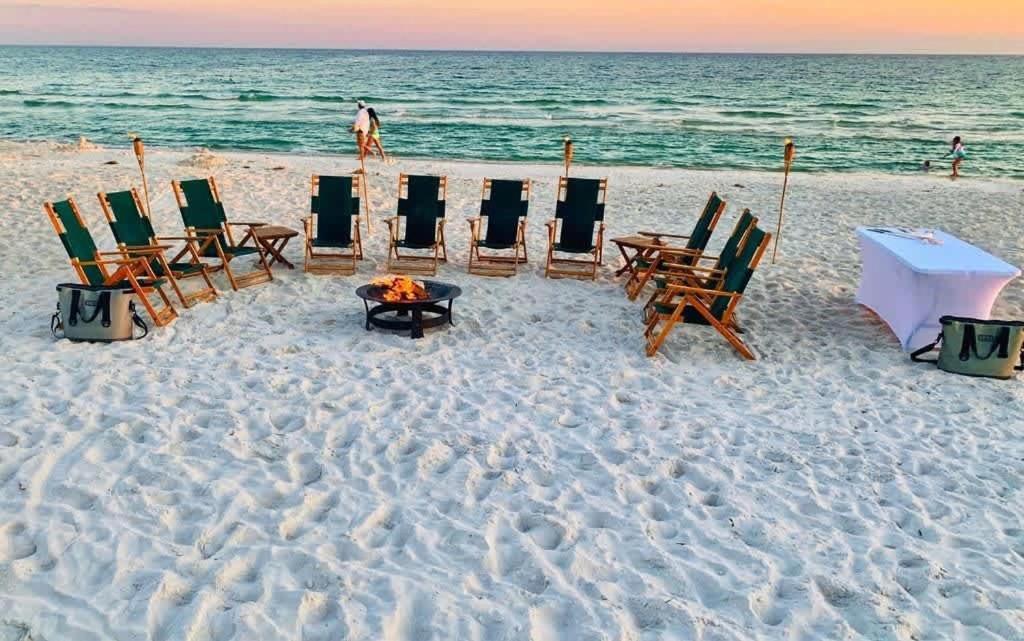 The Birdhouse In Luxury Watercolor Brand New 6 Seat Golf Cart Villa Santa Rosa Beach Exterior photo