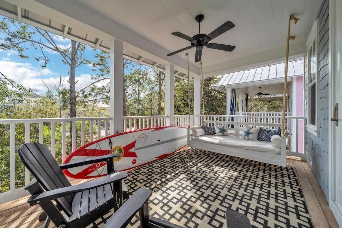 The Birdhouse In Luxury Watercolor Brand New 6 Seat Golf Cart Villa Santa Rosa Beach Exterior photo