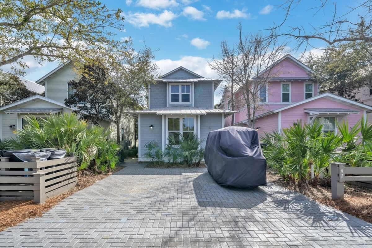 The Birdhouse In Luxury Watercolor Brand New 6 Seat Golf Cart Villa Santa Rosa Beach Exterior photo